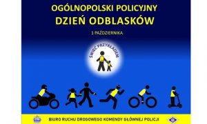 logo Ogólnopolski Policyjny Dzień Odblasków przypadający 1 października