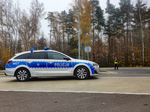 Radiowóz policyjny.
