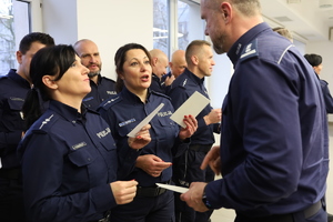 Spotkanie wigilijne policjantów