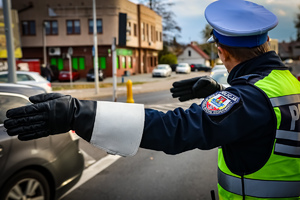 Policjanci podczas zabezpieczenia Dnia Wszystkich Świętych