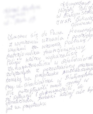 podziękowania