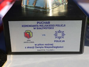 mecz o puchar Komendanta Miejskiego Policji w Białymstoku