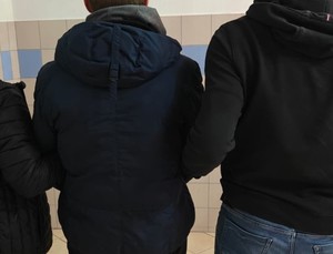 zatrzymany mężczyzna