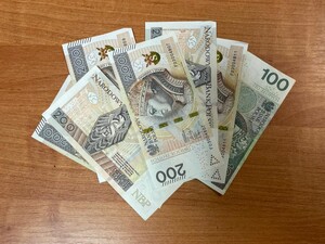 odzyskane pieniądze