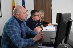 Spotkanie policjantów i funkcjonariuszy Straży Granicznej