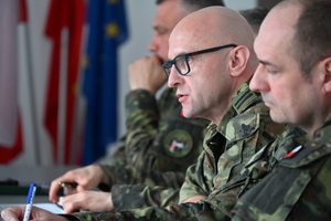 Spotkanie policjantów i funkcjonariuszy Straży Granicznej